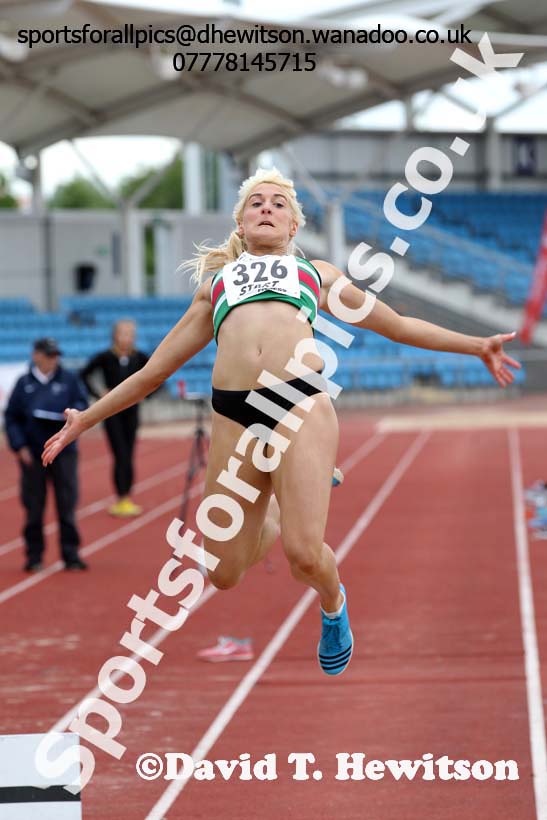 Womens  senior long jump, Northern Senior and Under-20s Track and Field Champs., Manchester. Photo: David T. Hewitson/Sports for All Pics